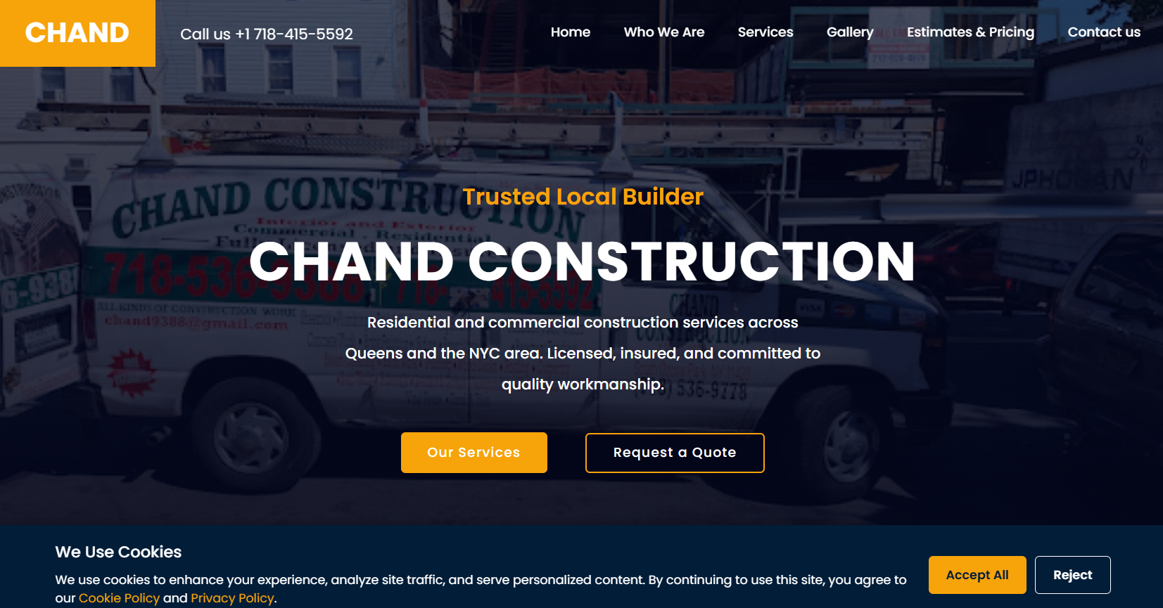 Professional Company Website